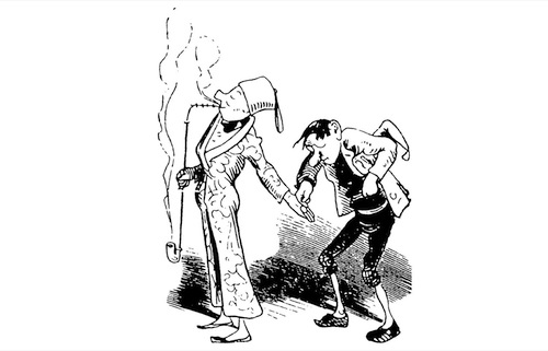 Der hohle Zahn-Wilhelm Busch Karikatur Nr. 24