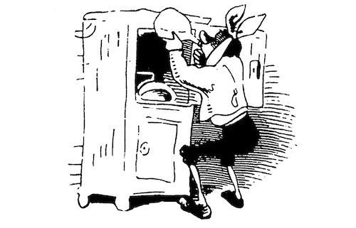 Der hohle Zahn-Wilhelm Busch Karikatur Nr. 5