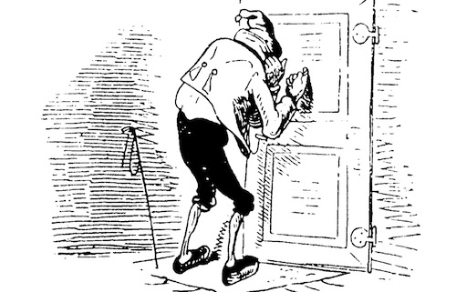 Der hohle Zahn-Wilhelm Busch Karikatur Nr. 14